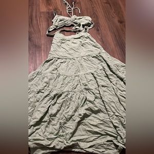 Sage green 2 piece boutique outfit